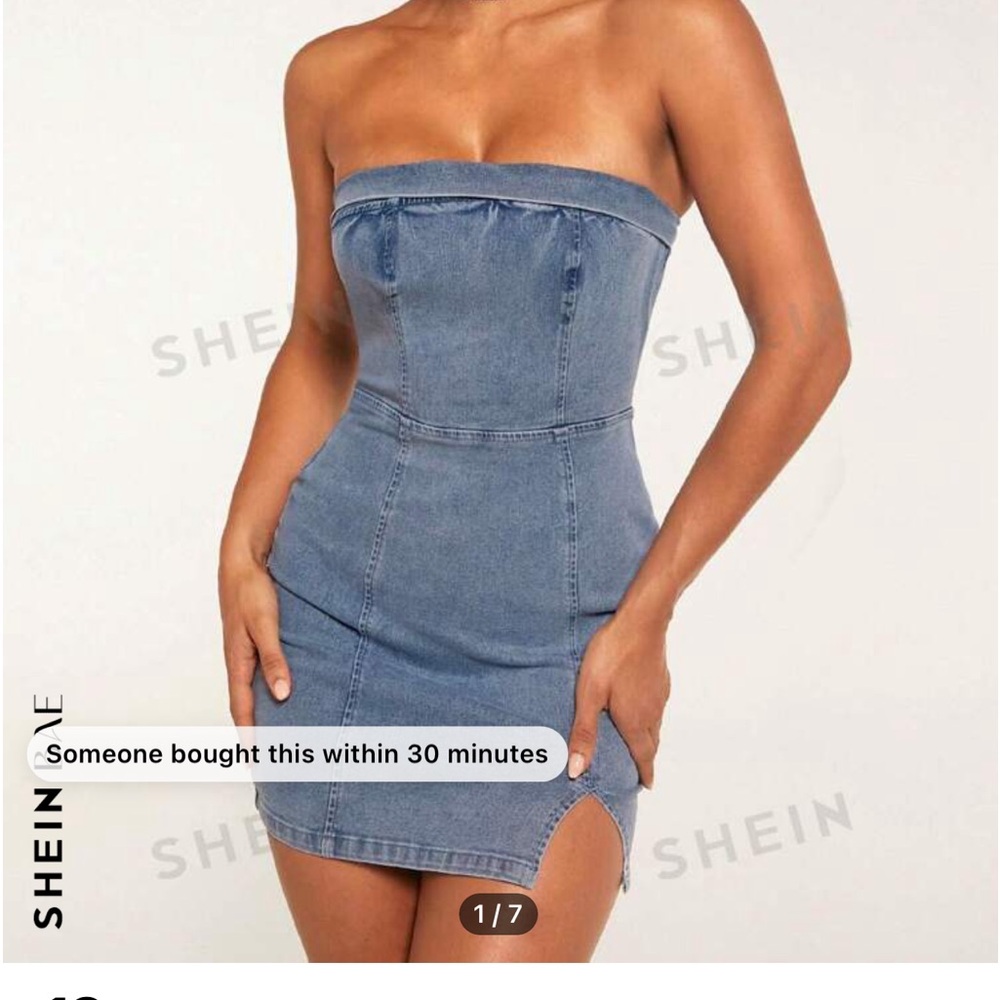 SHEIN denim dress
